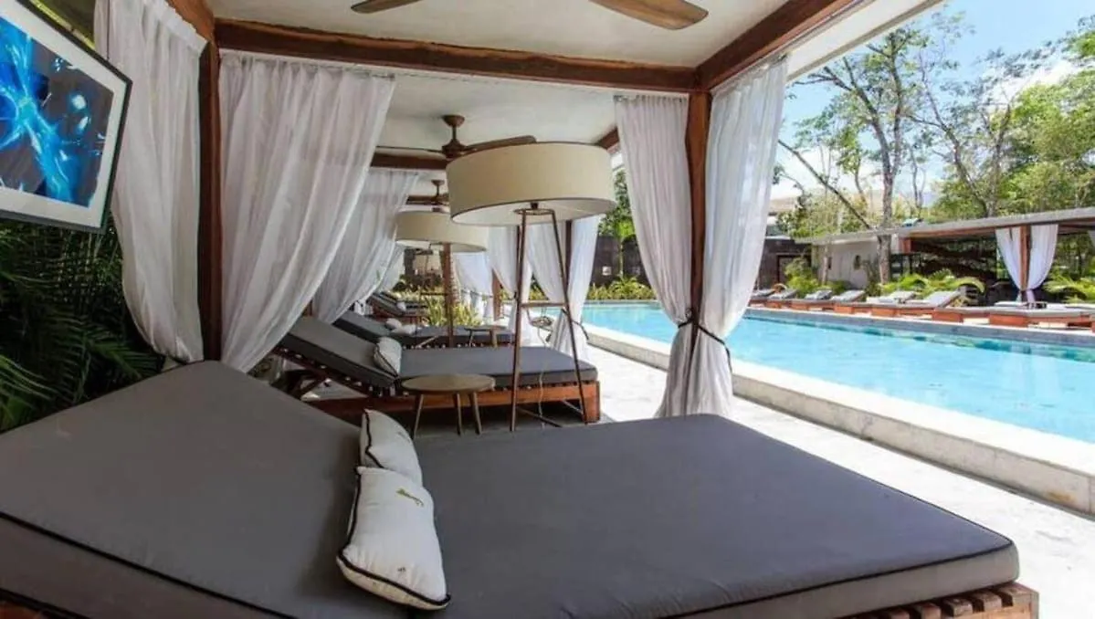 Luxurious Oasis Jacuzzi With Art Gallery And Pool Tulum Apartament