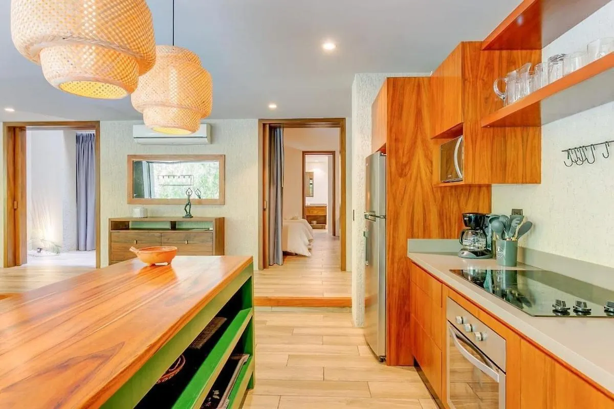 Luxurious Oasis Jacuzzi With Art Gallery And Pool Tulum Apartament