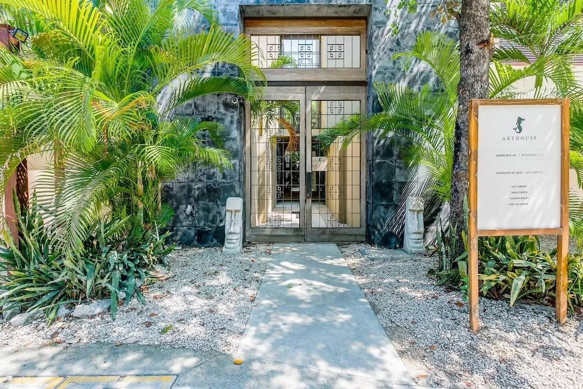 Luxurious Oasis Jacuzzi With Art Gallery And Pool Tulum Apartament